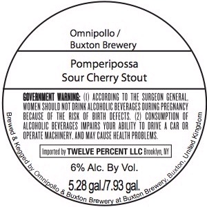 Omnipollo Pomperiposa January 2015