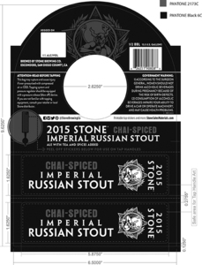 Stone Imperial Russian Stout January 2015
