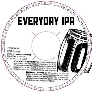 10 Barrel Brewing Co Everyday IPA January 2015