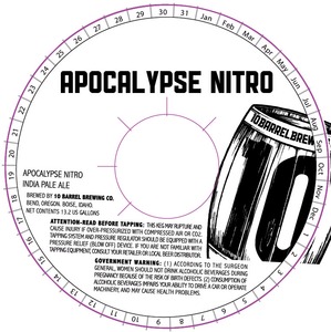 10 Barrel Brewing Co. Apocalypse Nitro