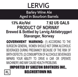 Lervig Aktiebryggeri Barley Wine