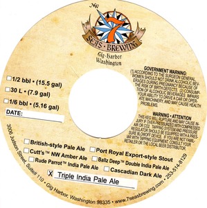 7 Seas Brewing January 2015