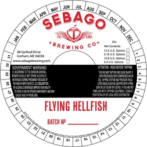 Sebago Brewing Company Flying Hellfish