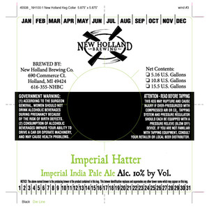 New Holland Brewing Company Imperial Hatter February 2015