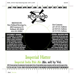 New Holland Brewing Company Imperial Hatter