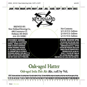New Holland Brewing Company Oak Aged Hatter February 2015