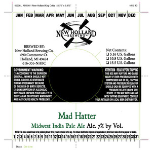 New Holland Brewing Company Mad Hatter February 2015