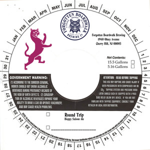 Round Trip Hoppy Saison January 2015