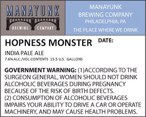 Hopness Monster January 2015