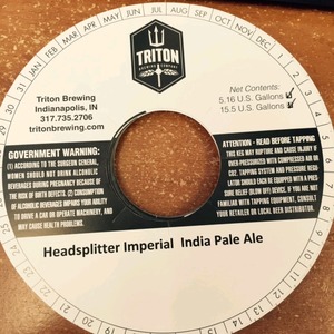 Triton Brewing Headsplitter Imperial