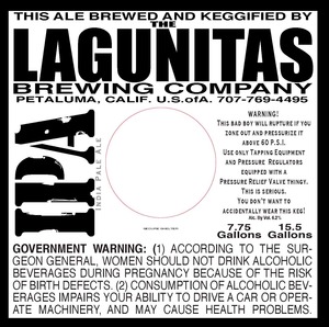 The Lagunitas Brewing Company IPA January 2015
