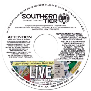 Southern Tier Brewing Company Live
