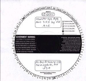 Monster Eye Rye February 2015