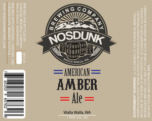Nosdunk Brewing Company American Amber Ale