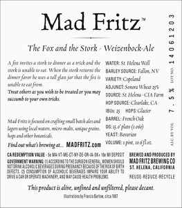 Mad Fritz The Fox And The Stork February 2015