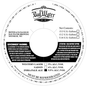 Bad Water Brewing India Pale
