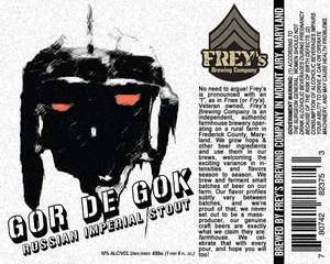 Frey's Brewing Company Gor De Gok