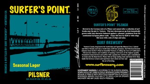 Surfer's Point Pilsner February 2015