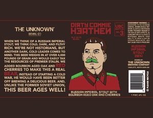 The Unknown Brewing Company Dirty Commie Heathen