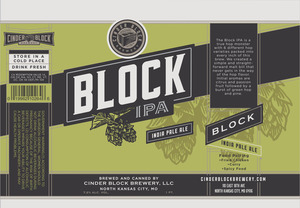 Cinder Block Brewery Block India Pale Ale