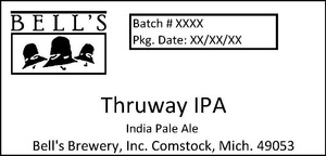 Bell's Thruway IPA February 2015