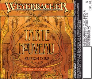 Weyerbacher Tarte Nouveau