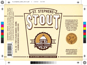 Good People Brewing Company St. Stephens Stout February 2015