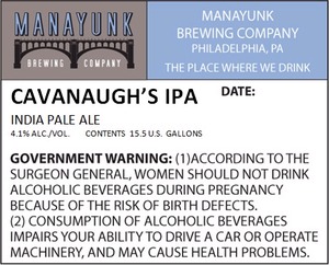 Cavanaugh's Ipa February 2015