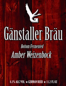 GÄnstaller BrÄu Amber Weizenbock