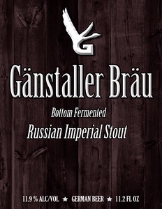 GÄnstaller BrÄu Russian Imperial Stout February 2015