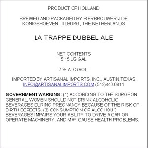 La Trappe Dubbel 