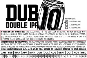 10 Barrel Brewing Co. Dub February 2015