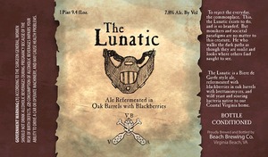 Beach Brewing Co. The Lunatic