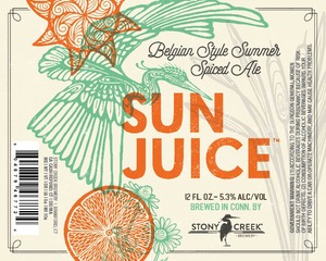 Stony Creek Brewery Sun Juice February 2015