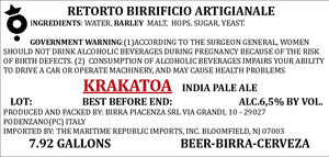 Retorto Birrificio Artigianale Krakatoa February 2015