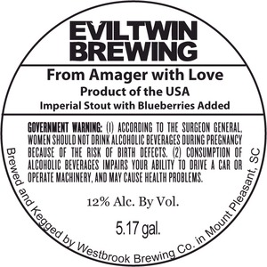 Evil Twin Brewing From Amager With Love February 2015