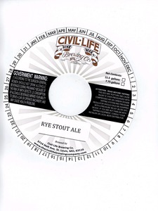 The Civil Life Brewing Co. February 2015