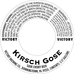 Victory Kirsch Gose February 2015