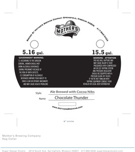 Mother's Brewing Company Chocolate Thunder February 2015