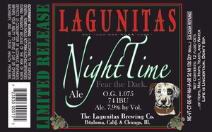 The Lagunitas Brewing Company Nighttime