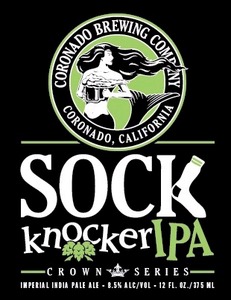 Coronado Brewing Company Sock Knocker February 2015