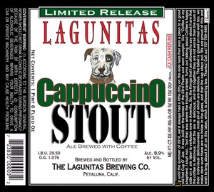The Lagunitas Brewing Company Cappuccino Stout