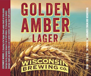 Wisconsin Brewing Company Golden Amber Lager February 2015