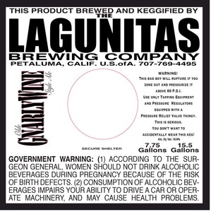 The Lagunitas Brewing Company Olde Gnarlywine Style February 2015