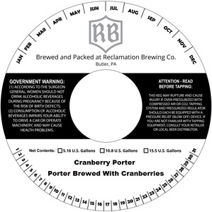 Cranberry Porter 