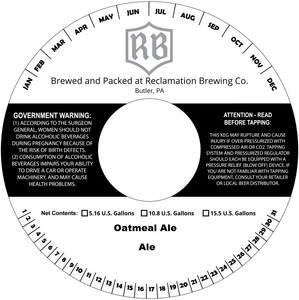 Oatmeal Ale 