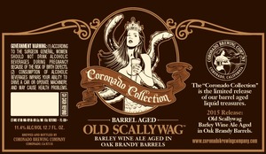 Coronado Brewing Company Old Scallywag Barrel Aged February 2015