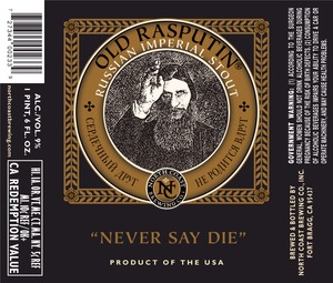 Old Rasputin Russian Imperial Stout February 2015