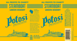 Potosi Steamboat Lemon Shandy