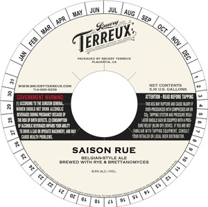 Bruery Terreux Saison Rue